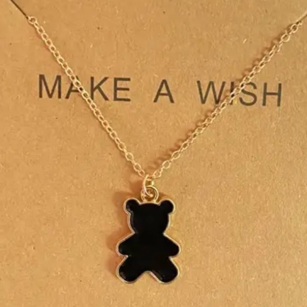 Gold Filled Teddy Bear Necklace - Picture 2 of 4